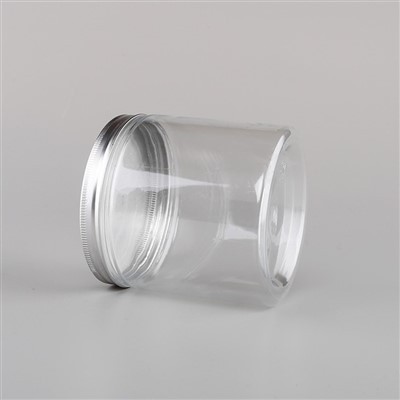 ढक्कन के साथ 200 ग्राम प्लास्टिक साफ़ जार