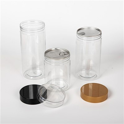 ढक्कन के साथ 750 मिलीलीटर प्लास्टिक जार