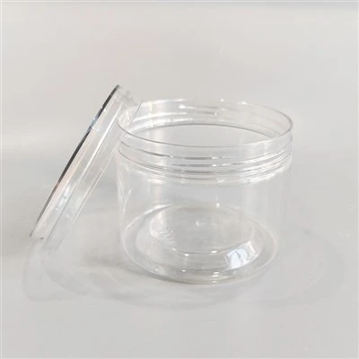 ढक्कन के साथ 8oz प्लास्टिक क्रीम जार